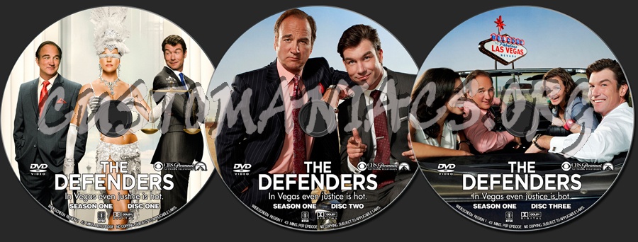The Defenders dvd label