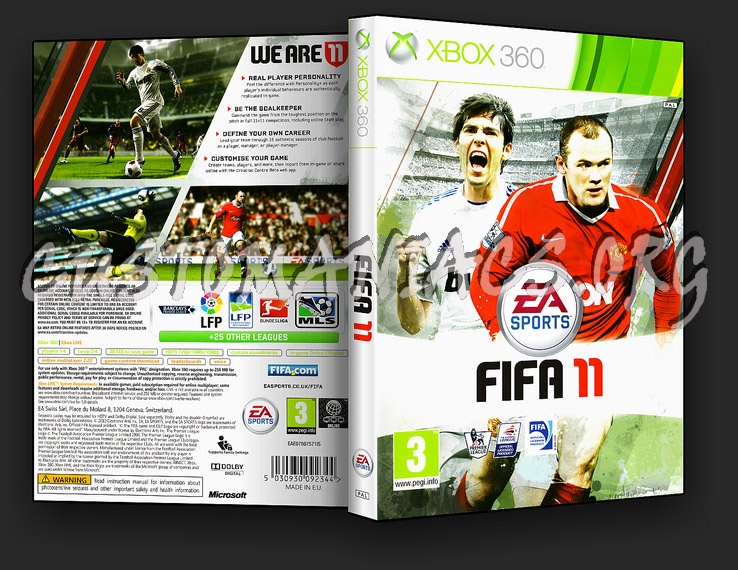 Fifa 11 dvd cover