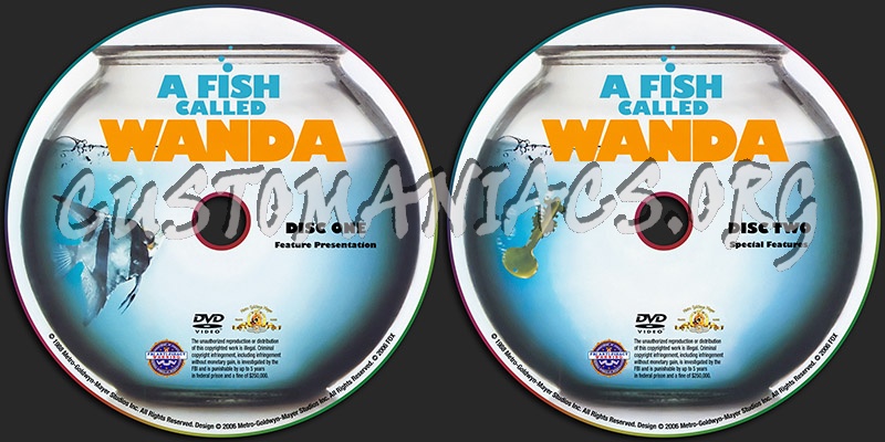 A Fish Called Wanda dvd label