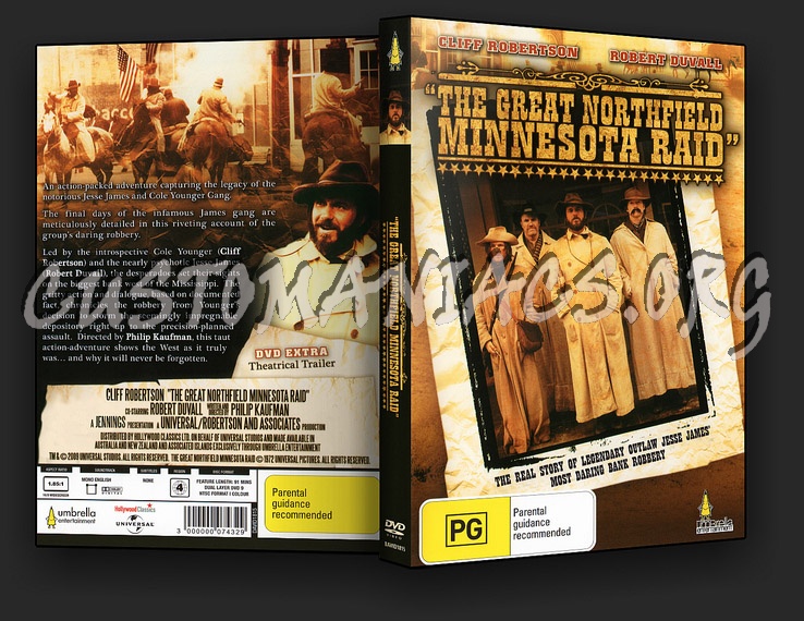 The Great Northfield Minnesota Raid dvd cover