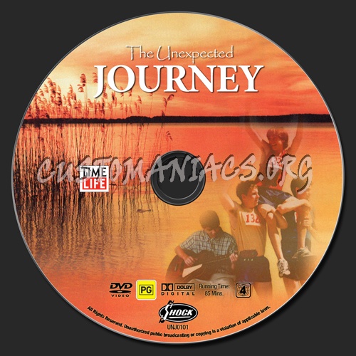 The Unexpected Journey dvd label
