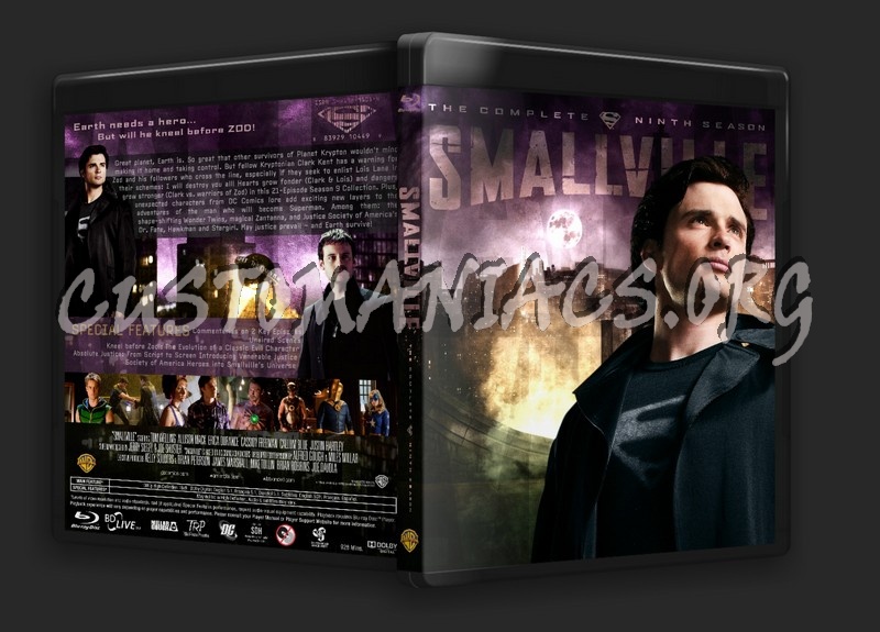 Smallville Season 9 blu-ray cover