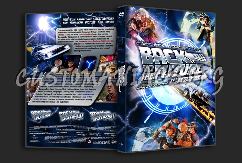 Back To The Future Trilogy dvd cover
