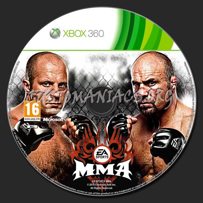 Ea Sports Mma dvd label