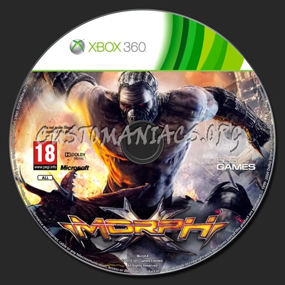 MorphX dvd label