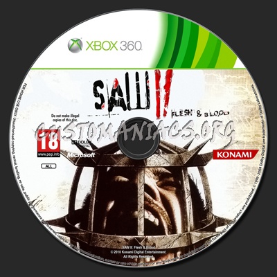 SAW II Flesh & Blood dvd label