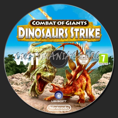 Combat of Giants: Dinosaurs Strike dvd label