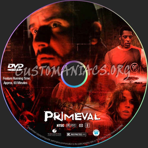Primeval dvd label