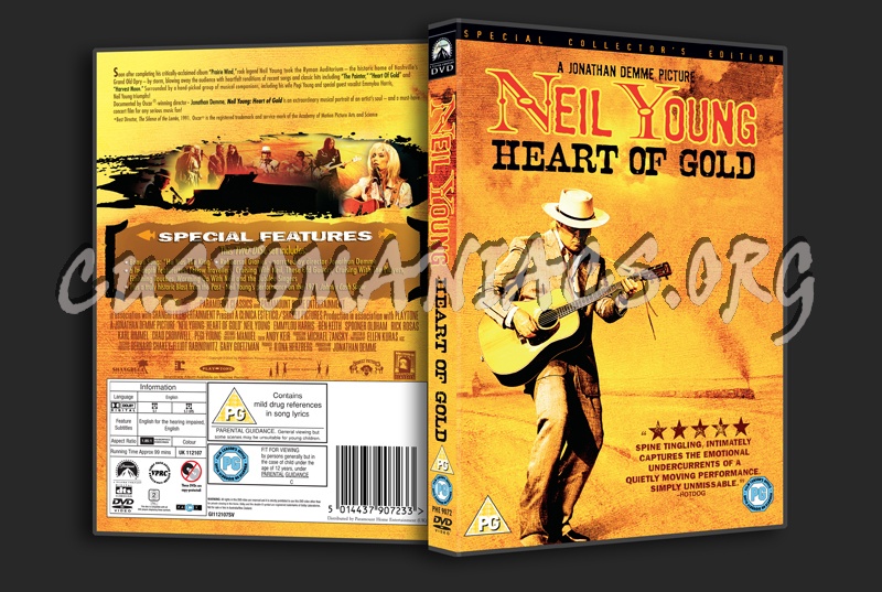 Neil Young: Heart of Gold dvd cover