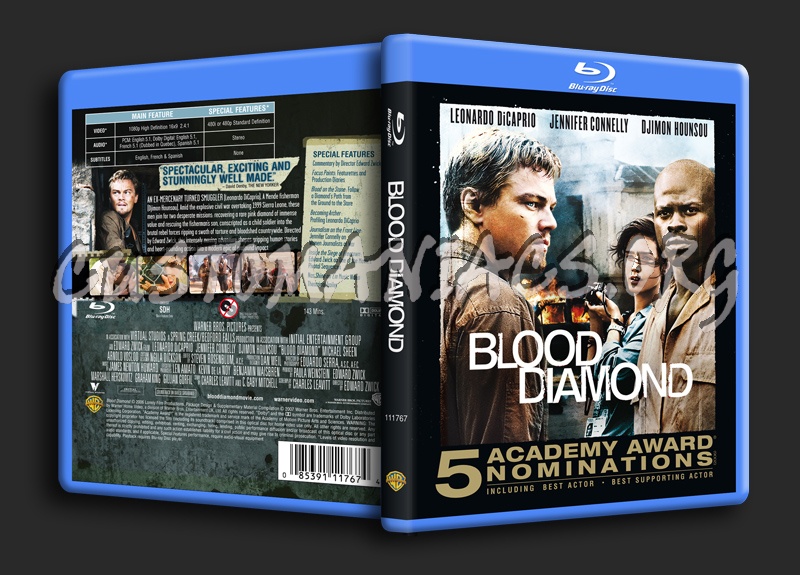 Blood Diamond blu-ray cover