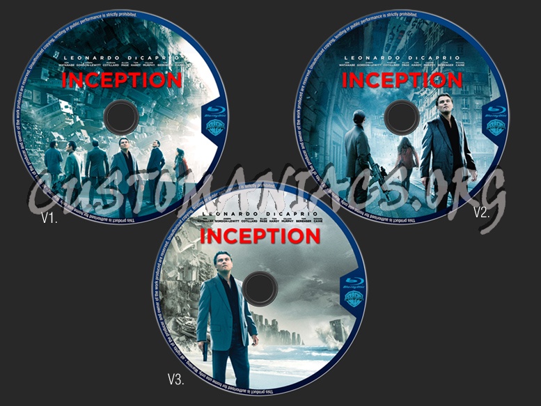 Inception blu-ray label