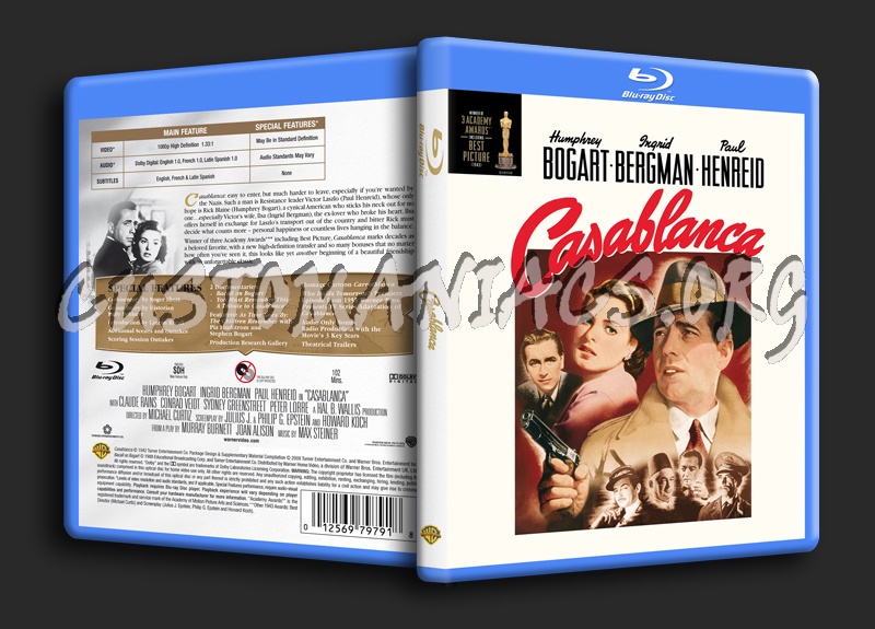 Casablanca blu-ray cover