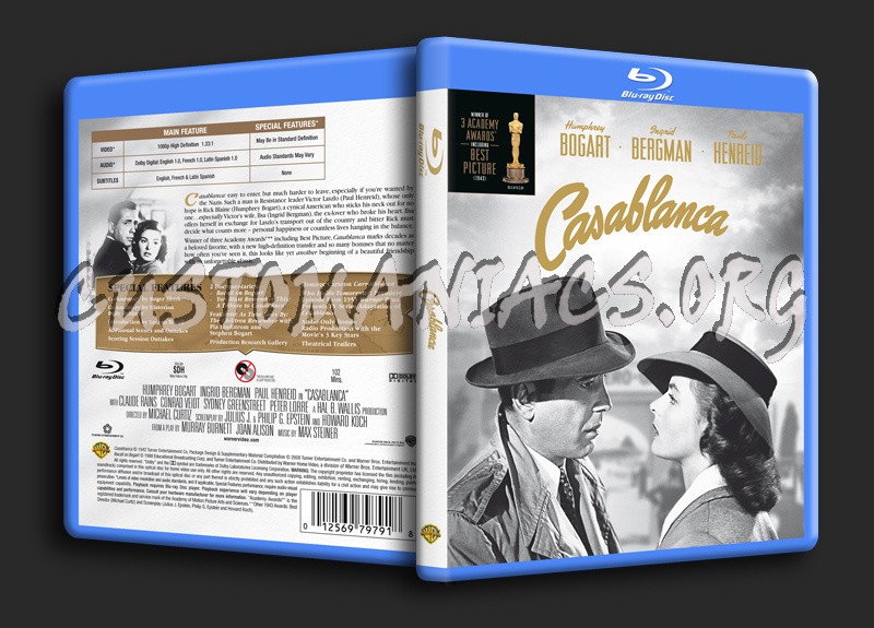 Casablanca blu-ray cover