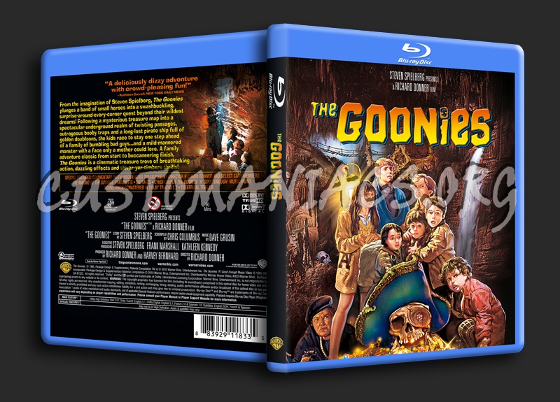 The Goonies blu-ray cover