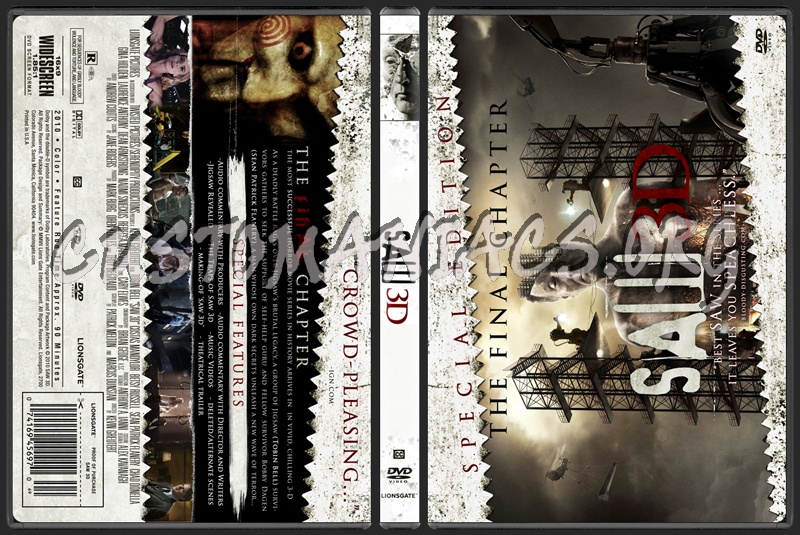 Saw 3d dvd cover