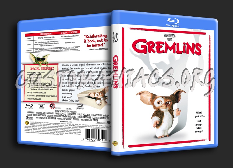 Gremlins blu-ray cover