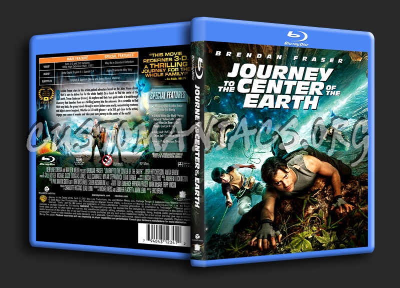 Journey To The Center Of The Earth blu-ray cover