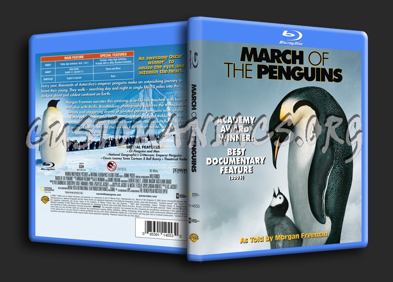 March Of The Penguins blu-ray cover