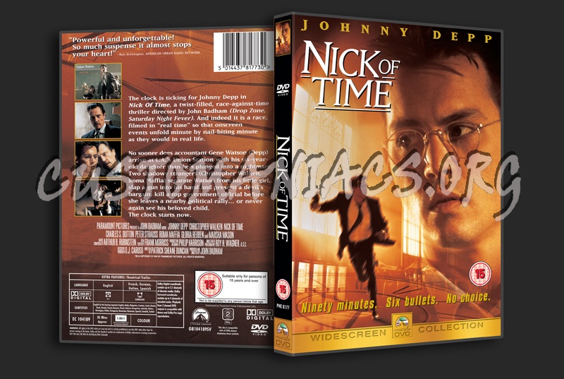 Nick of Time dvd cover