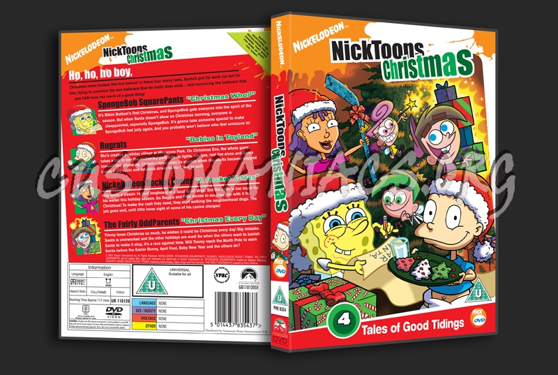 NickToons Christmas dvd cover