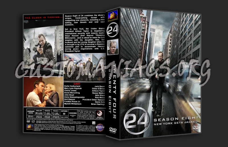 24 - Season 8 dvd cover