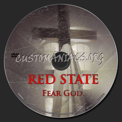 Red State dvd label