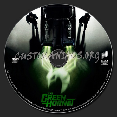 The Green Hornet (2011) dvd label