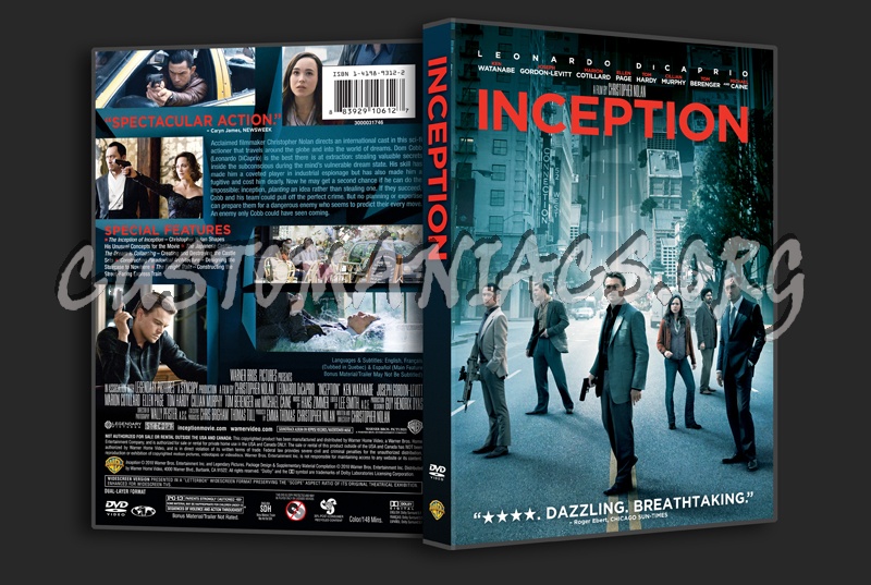 Inception dvd cover