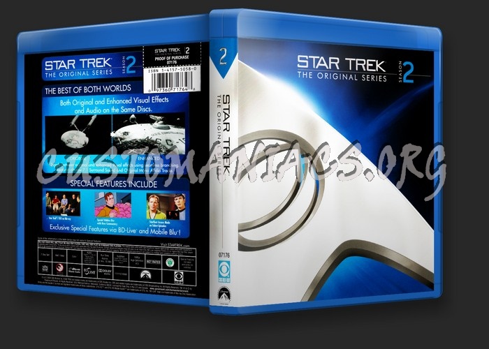 Star Trek Season 2 blu-ray cover