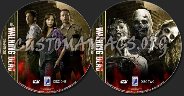 The Walking Dead - TV Collection dvd label