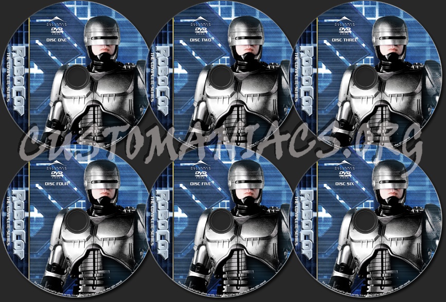 RoboCop - TV Series - TV Collection dvd label