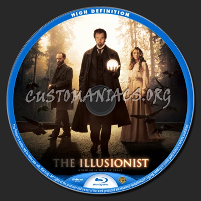 The Illusionist blu-ray label