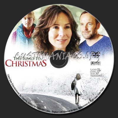 Road to Christmas dvd label