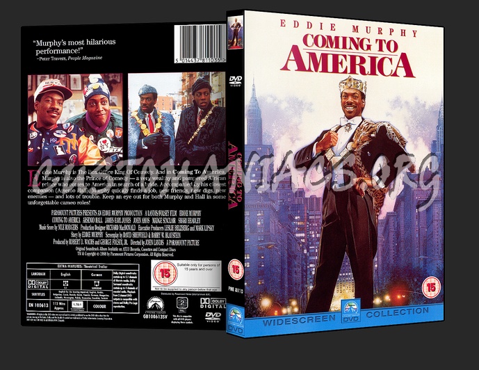 Coming To America dvd cover