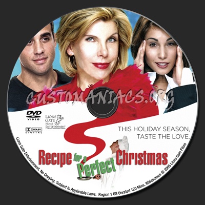 Recipe for a Perfect Christmas dvd label
