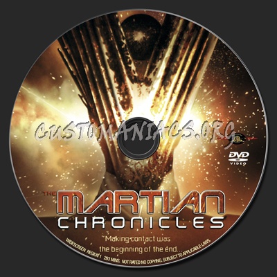 The Martian Chronicles dvd label