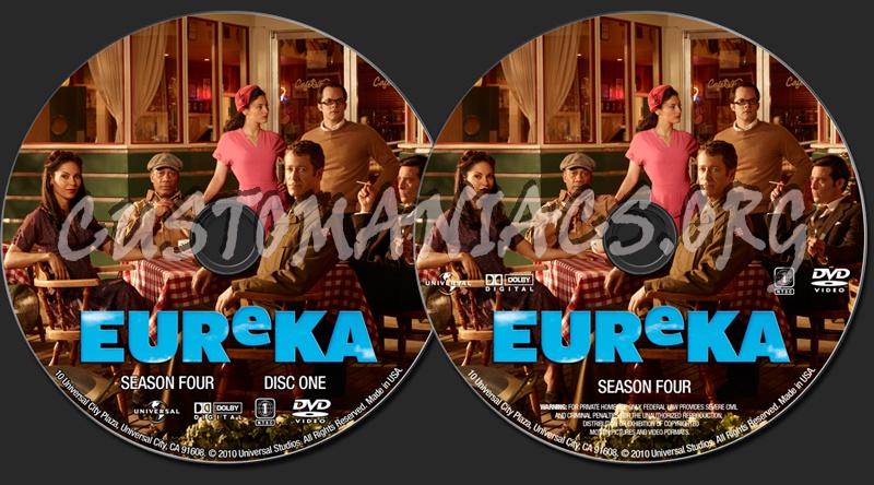 Eureka Season Four dvd label