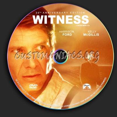 Witness dvd label