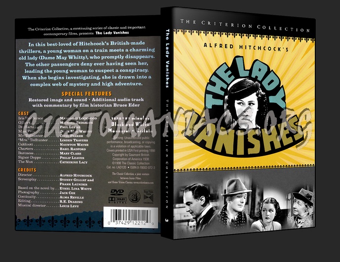 003 - The Lady Vanishes dvd cover