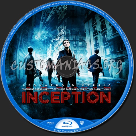 Inception blu-ray label