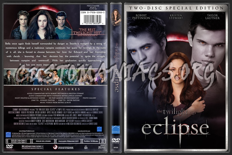 The Twilight Saga - Eclipse dvd cover