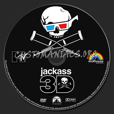 Jackass 3D dvd label