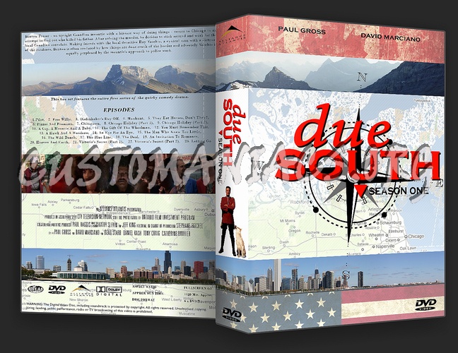Due South Seasons 1-3 dvd cover