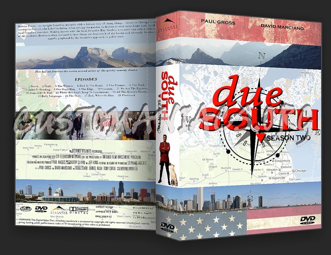 Due South Seasons 1-3 dvd cover