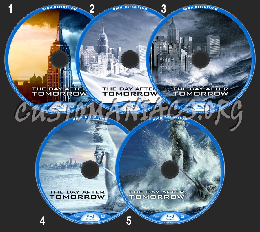The Day After Tomorrow blu-ray label