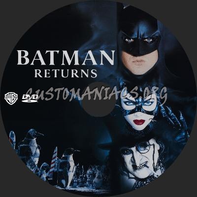 Batman Returns dvd label