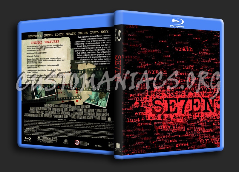 Se7en / Seven blu-ray cover