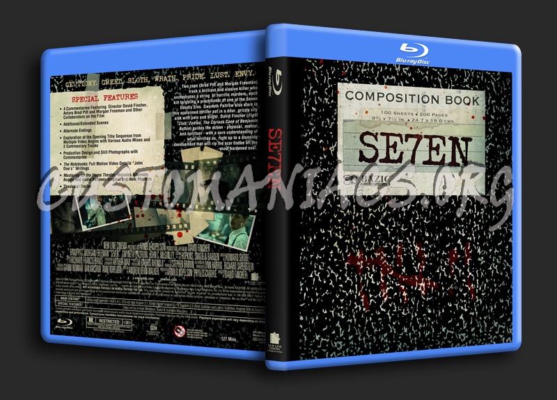Se7en / Seven blu-ray cover