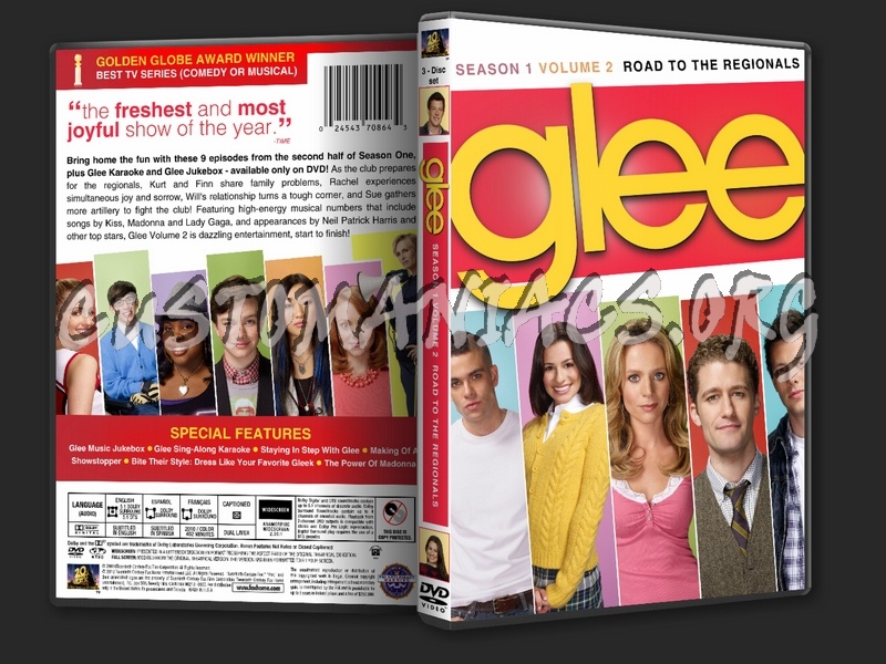 Glee Season 1 Volume 2 dvd cover