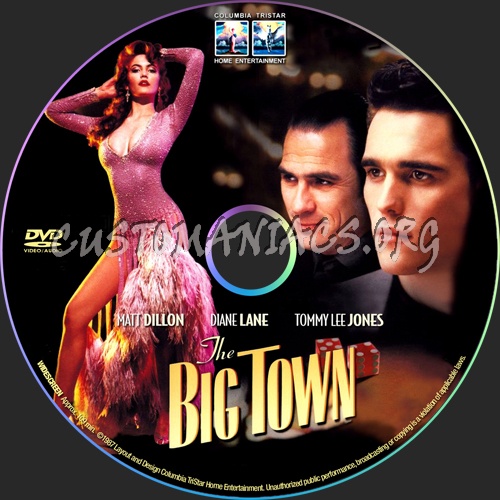 The Big Town dvd label